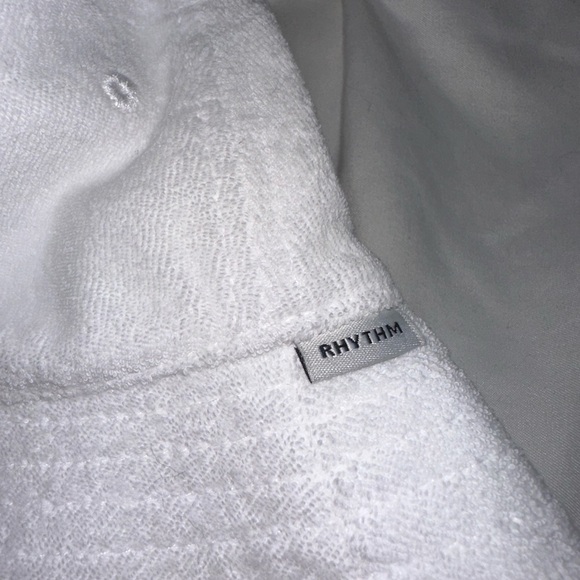 Rhythm. White Terrycloth Bucket Hat - Picture 3 of 4